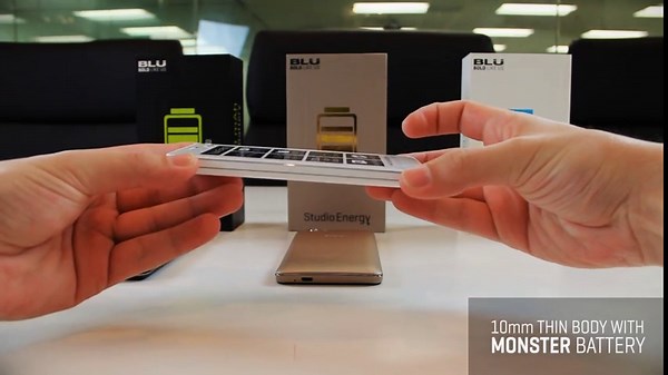 BLU Studio Energy - With 5000 mAH Super Battery - Global GSM- Unlocked Cell Phones (Black)