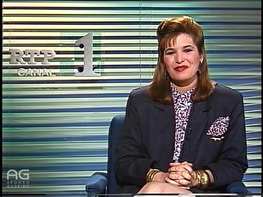 Fim de emissão RTP Canal 1 - 04/05/1990