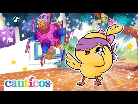 Piñata Time Birthday song 🎂Nursery Rhyme & Kids Song | Canticos