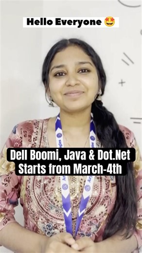 Dell Boomi, Java, Dot.Net new batch from 4th March 2026 | #placementcourse #itjobs #iraining #viral