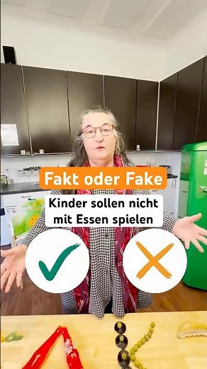 Fakt oder Fake: "Kinder sollen nicht mit Essen spielen"
