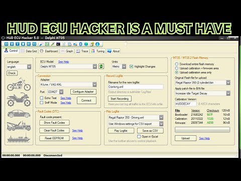 HUD ECU HACKER!! A Must Have Diag Software Tool.
