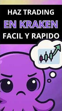 TRADING en KRAKEN en 1 MINUTO! 📈 (Guía RÁPIDA)