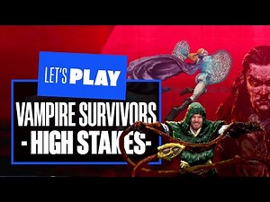 Let's Play Vampire Survivors XBOX SERIES X Gameplay - THIS IS HIGH STAKES, HOPE IT DOESN'T SUCK!