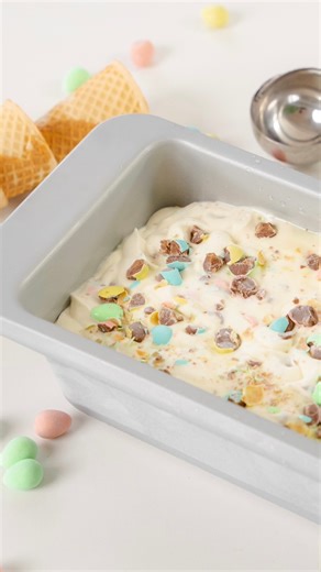 199K views · 1.7K reactions | This homemade 3 ingredient mini egg ice cream hack is going to blow your mind. Incredibly easy to make, 3 ingredients, no churning, honestly fail proof. You have to try this! | Andy’s East Coast Kitchen | Facebook