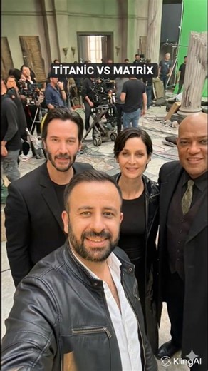 "Hollywood Titanik Jack ve Rose v Matrix evreninde Neo ve ( trinity, morpheus 😎" #Titanic #TheMatrix