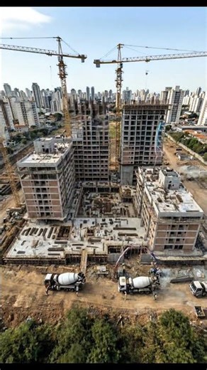 Building a Mixed-Use Urban Development from Scratch | Cinematic Ground-Up Construction #shorts