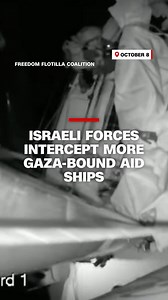 More aid ships from the Freedom Flotilla Coalition were intercepted on Wednesday by Israeli forces, roughly 120 nautical miles from Gaza, according to the organizers. This comes after Israel detained dozens of activists on the Global Sumud Flotilla last week, including Greta Thunberg. | CNN