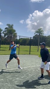 13K views · 8 comments | Essential tennis drill progression to improve: 1. acceleration 2. Pronation 3. Opening up the court Click the link in the bio to see the complete video on the Tennis on Demand Youtube channel @gabejaramillocoach @awasports @omar_suare4 | Gabe Jaramillo | Facebook