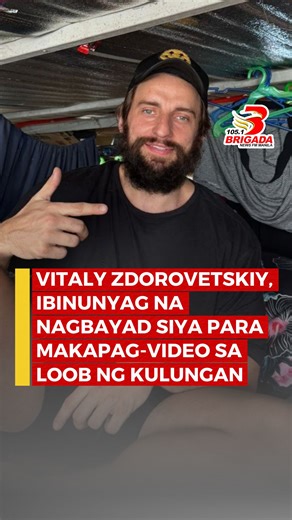 Russian prankster na si Vitaly Zdorovetskiy, ibinunyag na nagbayad siya para makapag-video sa loob ng kulungan | 105.1 Brigada News FM Manila
