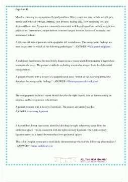 ARDMS Abdomen MOCK exam Questions and Answers COMPLETE