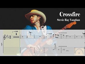 Crossfire - Stevie Ray Vaughan | Backing Track | Guitar Tab