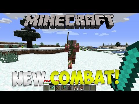 Minecraft: 1.9 NEW COMBAT SYSTEM! | Attack Speed, Meter & Strength