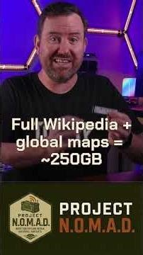 All of Wikipedia + World Maps + AI Models = How Much Space?