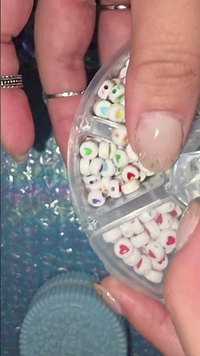 🌙✨ASMR ♡ ฅʕ•̫͡•ʔฅ Rainbow Heart Beads Transfer 💖🌈 | Satisfying ASMR