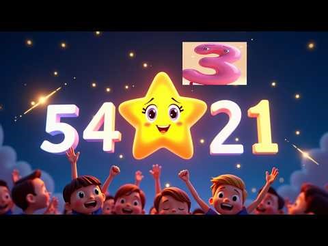 🎆 New Year’s Eve Countdown Song for Kids 🎶 | Melody the Magical Star ✨