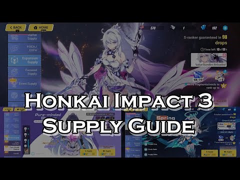 (OUDATED 2023) Honkai Impact 3 All Supply Guide 2023 From A Beginner