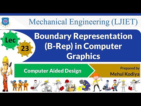 L 23 Boundary Representation (B-Rep) in Computer Graphics | Computer Aided Design | Mechanical