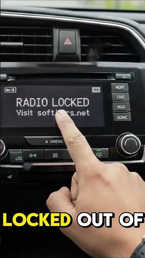 Honda Radio CODE Locked? 🔓 Easy Unlock Fix #Shorts