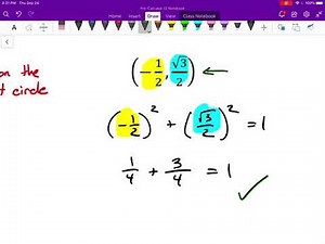 Pre-Calculus 12 Lesson 4.2 "The Unit Circle"