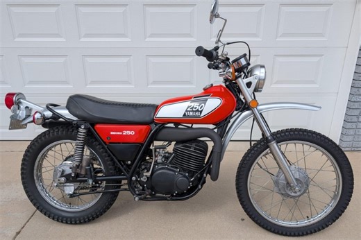 No Reserve: 1975 Yamaha DT250 Enduro