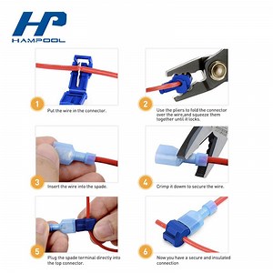 [Hot Item] Nylon Red Colour Connector Quick Splice Scotch Lock