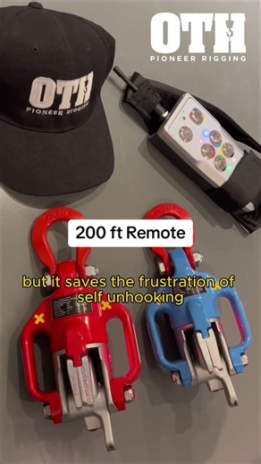 Unhook wood walls and trusses remotely using wireless quick release ludwighook