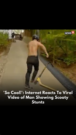 46K views · 82 reactions | #WATCH | This man's mind-boggling scooty skills have taken the internet by storm! #viralvideo #scooty #stunts #man #trending #cool #coolvideos #bestvideo #scootystunt ##scootyskills | News18 | Facebook