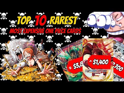 The Top 10 Rarest and Most Expensive One Piece Cards!
