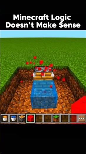 Minecraft Logic Be Like 🥀 #minecraft #shorts #gaming