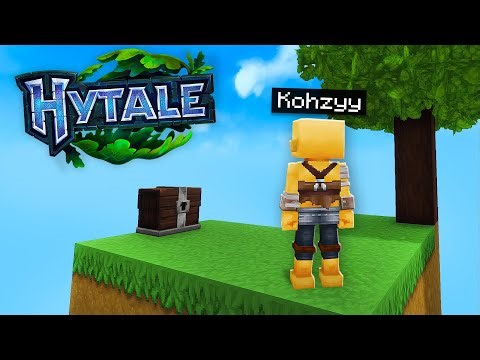 SURVIVRE SUR UN SKYBLOCK SUR HYTALE (MINECRAFT 2)