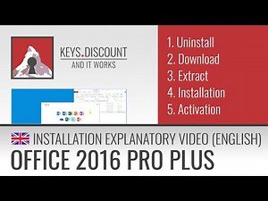 Installation Office 2016 Pro Plus (Explanation video)