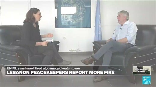 2.1K views · 33 reactions |  Speaking to FRANCE 24’s Catherine Norris Trent in Beirut, UNIFIL spokesperson Andrea said the safety of peacekeepers in Lebanon is “paramount” but that it is “important for the UN flag to fly in the region” as hostilities escalate. Wath the full interview  | FRANCE 24 English | Facebook