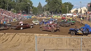 HARD HITS- Carver County Fair 2025, Full Size Chain. | Demolition Derby MN