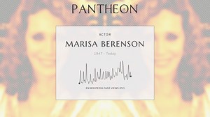 Marisa Berenson Biography | Pantheon