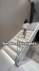 Induction stair light installation. #lamp #light #led #smarthome #lightingdecor #homedecor #lightingdesign #lampdesign #interiordesign #lampfactory #ledstriplights #ledstrips #diy #installation #designer #architect #architecture #instagood #home #atmosphere #aleadhome #aleadlighting | Alead Lighting