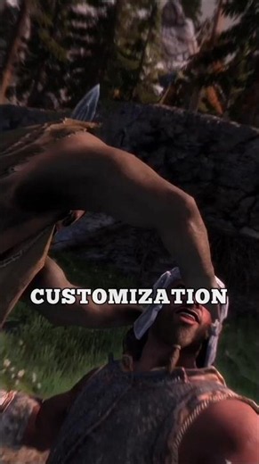 Break Skyrim's Hair Limits 💇‍♂️ #elderscrolls #gaming #skyrim #shorts #mods #ps5 #rpg #ps4