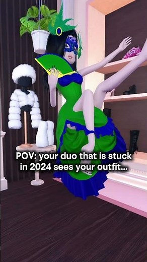 POV: YOUR DUO IS STUCK IN 2024... #dresstoimpress #dti #roblox