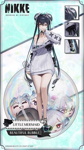 5.9K views · 153 reactions | 【Little Mermaid Costume Introduction】  Costume Name: Beautiful Bubble  Nikke: Little Mermaid  How to obtain: November Mission Pass Precious everyday moments shared with even more precious friends. HD Ver : https://youtube.com/shorts/a8gSREzg1h4 #NIKKE #NIKKEMYSG #LittleMermaid #NIKKE3rdAnniversary | Goddess of Victory: NIKKE MYSG | Facebook