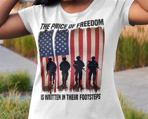 Soldier Silhouette American Flag Design | Patriotic SVG PNG (digital Download) - Etsy