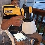 Paint-Sprayer, 700W HVLP Spray Gun with Cleaning & Blowing Joints, 4 Nozzle Sizes & 3 Spray Patterns, Easy to Clean, for Furniture, Cabinets, Decks, Walls, Doors, DIY Projects, etc.