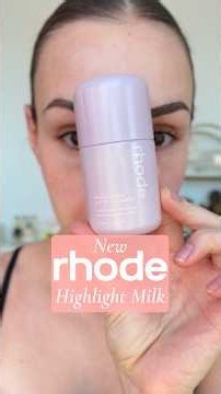 Rhode Highlight Milk 🥛✨ The secret to that hydrated, glowy skin?