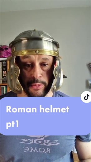 Overview of a Roman helmet. #ancientrome #AncientHistory #Rome #Legion #RomanArmy #helmet #armour