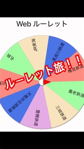 第一回ルーレット旅 #樽見鉄道