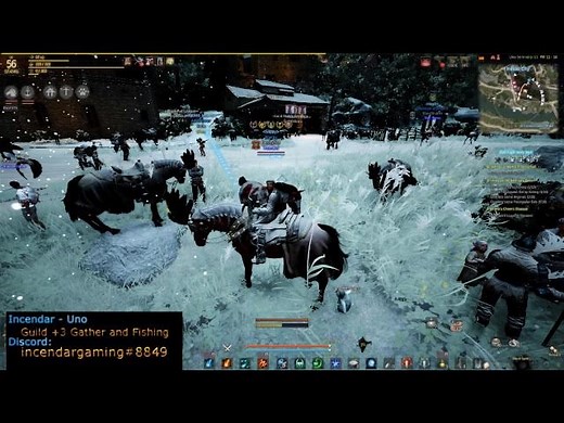 Just Enjoying the Snow in Heidel! Black Desert Online BDO