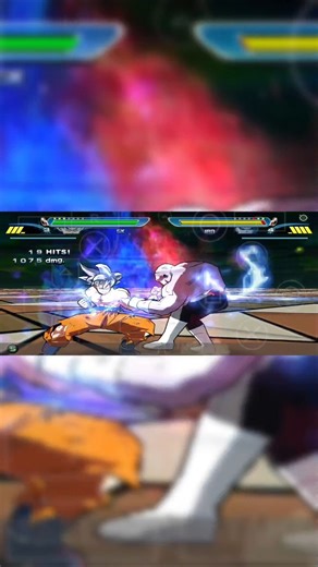 Goku MUI Cancel Combo | DBZ SHIN BUDOKAI 2 MOD #dbz #budokai #shinbudokai #ppsspp #shorts #combos