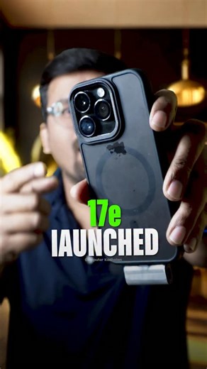 iPhone 17e launched 🤷₹64,900 — BUT NOTCH in 2026?! 😤 A19 chip, MagSafe ✅ but 60Hz, single camera ❌ Full pros & cons! Worth-aa? ✅A19 chip — A18 vida fast, Apple Intelligence full support ✅ MagSafe — wireless accessories, chargers compatible ✅ Ceramic Shield 2 — screen scratch worry illa ✅ 48MP camera — low light, 2x optical zoom crop ✅ 26 hours battery — full day easy ✅ 256GB base storage — 128GB time poachu ✅ IP68 — water, dust proof ✅ iOS 26 — 6 years software updates guaranteed” ❌ NOTCH in 2