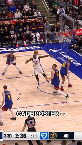 1.6M views · 16K reactions | Cade gets the steal and poster slam on the other end!  DEN-DET • LIVE on NBA League Pass | NBA | Facebook