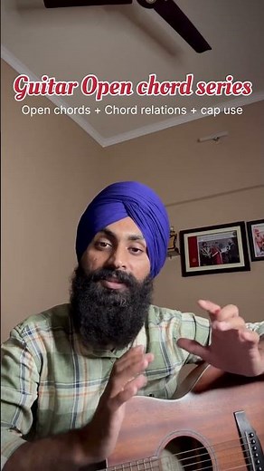 The new Guitar open chords series | melophile guitar classes with sukhwinder kler #openchords
