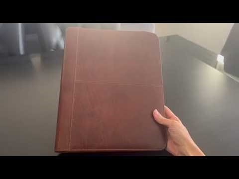 Premium Leather Organizer Folder Review | Elegant A4 Business Portfolio